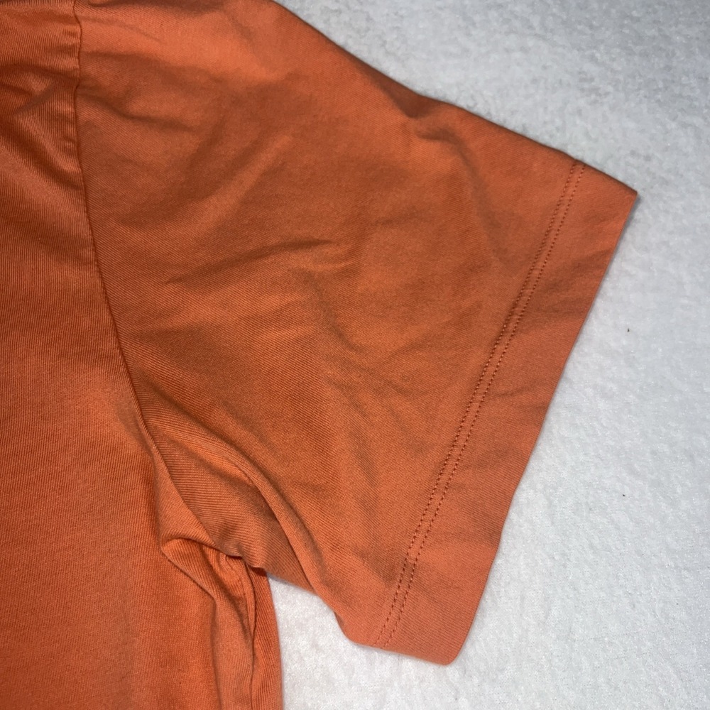 Nike Dri-FIT Basketball T-Shirt Men's Large Orange Hoop Graphic Athletic Tee - Picture 4 of 5